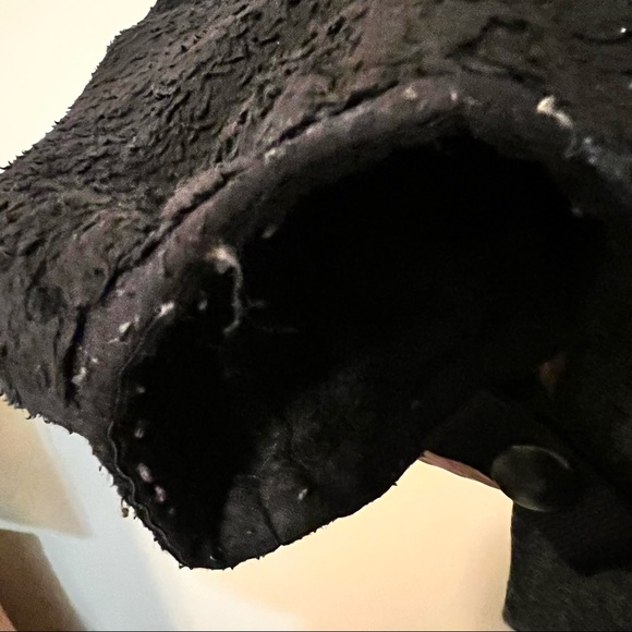 The North Face Size Large Black Fuzzy Zip-Up Jacket - Picture 6 of 6